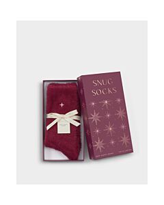 Katie Loxton Gift Boxed Fluffy Socks - Cherry